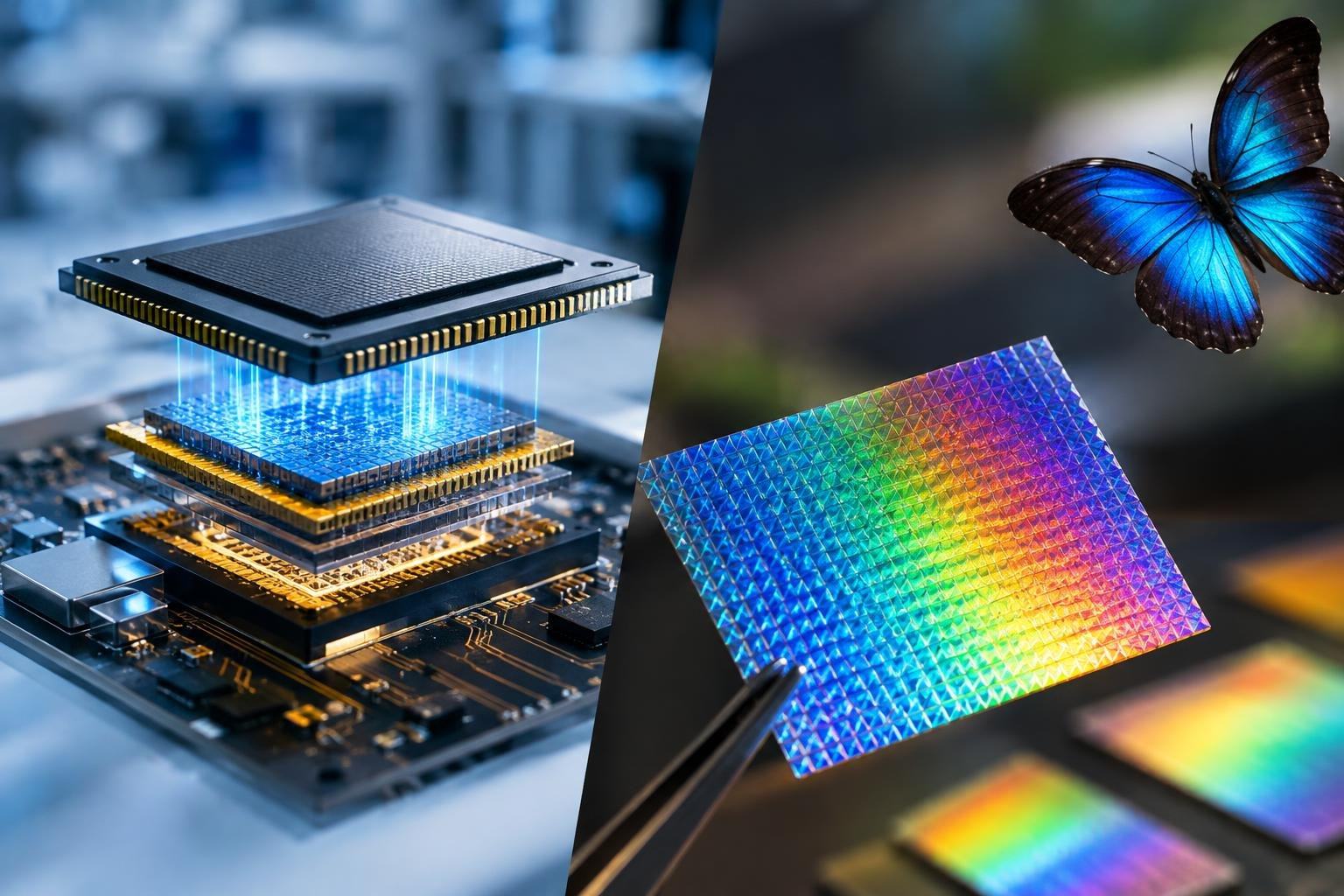 AI image: Less Power Lost, Color Without Dyes: Two KAIST Ideas Rethink Materials