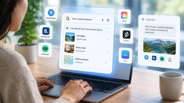 AI image: Google Wants Search and Gemini to Become Front Doors for Your Apps