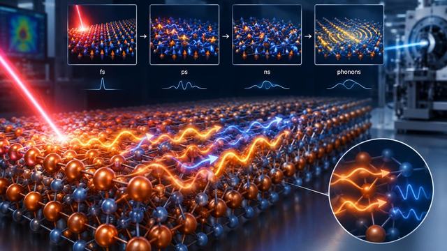 AI image: Why do spin waves linger in copper oxide?